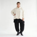 AKH Fashion Jacke in kastiger Form, aus Baumwolle, 1493.07104, Offwhite, Ausgefallen