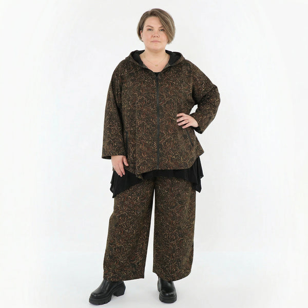 Marlene Hose von AKH Fashion aus Materialmix, 1516.07083, Cognac