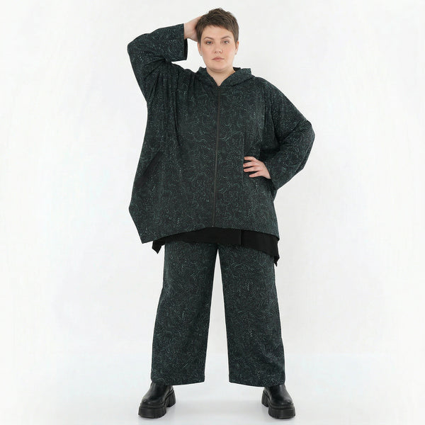 Marlene Hose von AKH Fashion aus Materialmix, 1516.07083, Petrol
