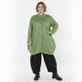 Ballonjacke von AKH Fashion aus Polyester, 1520.07094, Grün, Ausgefallen, Zeitlos, Schick