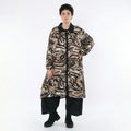 AKH Fashion Longbluse in gerader Form, aus Materialmix, 1521.07131, Schwarz/Cognac/Weiß