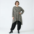 A-Form Shirt von AKH Fashion aus Materialmix, 1504656, Grau/Schwarz/Weiß, Vichy-Streifen