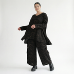  A-Form Bigshirt von AKH Fashion aus Viskose, 1545.00593, Schwarz/Braun, Kringel, Ausgefallen