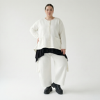  A-Form Jacke von AKH Fashion aus Baumwolle, 1567.00118, Weiß, ZickZack, Ausgefallen