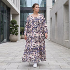Sommerliches Ballonkleid aus Viskose Popeline in zartem Rosa mit gerüschtem Volant am Saum