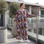 Fliessendes Viskoseshirt im Lagenlook Oversize leger in Schwarz Oliv Lila zeitlos modern