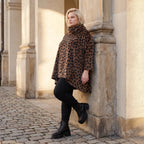 Plüschshirt mit Rollkragen in A-Linie weich warmes Basic für kalte Tage im Winter daheim
