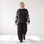 Weiche warme Fleece Ballonhose mit elastischem Bund und aufgesetzten Taschen mit Klappe