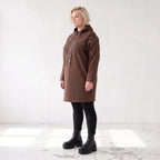 Kuscheliger Fleecehoodie mit Kapuze Tunnelzug Seitentaschen und Stretch in Geradschnitt
