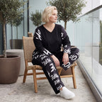 Ballonhose aus weichem Fleece mit Schnürbund und schmal zulaufendem Bein für den Winter