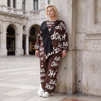 Braunes Fleeceshirt mit asymmetrischem Schnitt und Zipfelsaum weich und herrlich warm