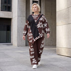 Braunes Fleeceshirt mit asymmetrischem Schnitt und Zipfelsaum weich und herrlich warm