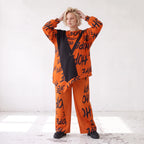 Fleeceshirt in Rost mit asymmetrischem Schnitt Zipfelsaum Stretch warm weich kuschelig