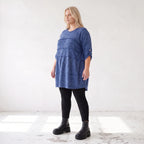 Feiner Strickpullover in A-Linie mit Stretchanteil weich wärmend Made in Italien