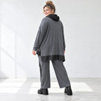 Jerseyhose mit elastischem Bund aus weichem Stretchstoff im geraden Komfortschnitt