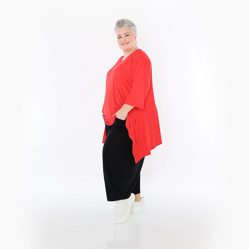  Ballonhose von AKH Fashion aus Viskose, 1233.08069, Schwarz, Ausgefallen, Zeitlos, Schick