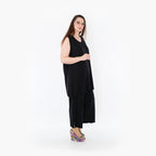 AKH Fashion Top in gerader Form, aus Viskose, 1233.06675, Schwarz, Ausgefallen, Zeitlos