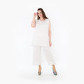 AKH Fashion Top in gerader Form, aus Viskose, 1233.06675, Weiß, Ausgefallen, Zeitlos