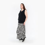 Ballonrock von AKH Fashion aus Materialmix, 1314.07559, Weiß/Schwarz, Kariert, Schick