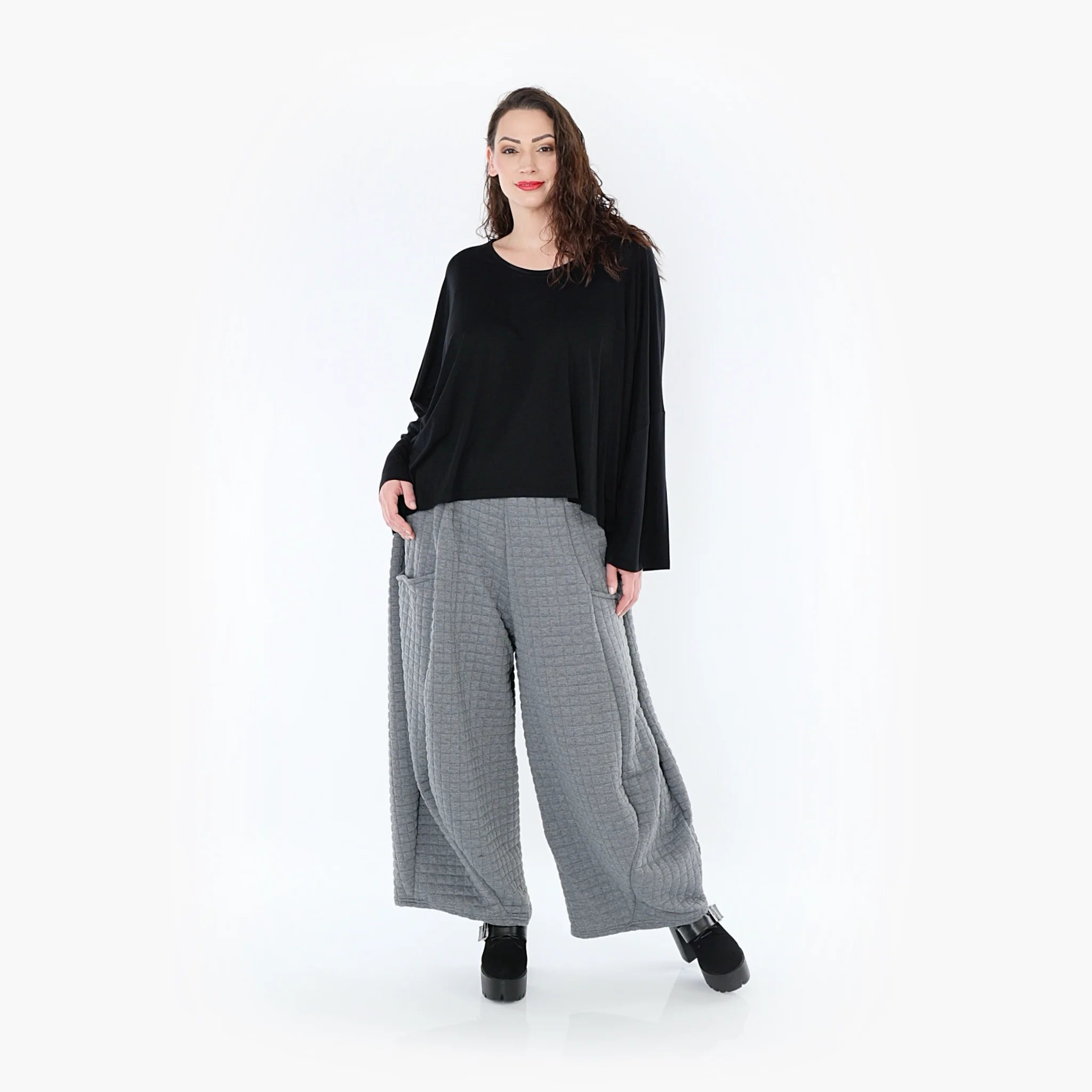 Ballonhose von AKH Fashion aus Materialmix, ausgefallene, zeitlose Lagenlook Mode