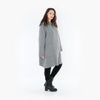 A-Form Jacke von AKH Fashion aus Materialmix, 1394.06909, Grau, Schick, Modern, Bequem