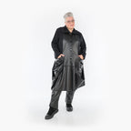  Ballonmantel von AKH Fashion aus Polyester, 1414.07018, Schwarz, Schick, Modern, Bequem