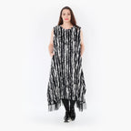  Ballon Tunika von AKH Fashion aus Baumwolle, 1418.06853, Schwarz/Weiß, Schick, Modern