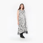  Ballon Tunika von AKH Fashion aus Baumwolle, 1418.06853, Weiß/Schwarz, Schick, Modern