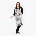 Ballon Bluse von AKH Fashion aus Viskose, 1418.06899, Weiß/Schwarz, Schick, Modern, Bequem