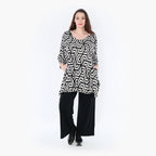 A-Form Shirt von AKH Fashion aus Viskose, ausgefallene, zeitlose Lagenlook Mode