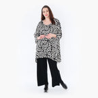 A-Form Shirt von AKH Fashion aus Viskose, ausgefallene, zeitlose Lagenlook Mode