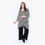 A-Form Shirt von AKH Fashion aus Viskose, ausgefallene, zeitlose Lagenlook Mode