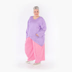  A-Form Bigshirt von AKH Fashion aus Viskose, 1429.07013, Flieder, Schick, Modern, Bequem