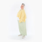  AKH Fashion Bigshirt in kastiger Form, aus Viskose, 1429.07011, LimeGelb, Schick, Modern