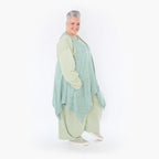  A-Form Weste von AKH Fashion aus Viskose, 1429.00110, Mint, Schick, Modern, Bequem, Schick