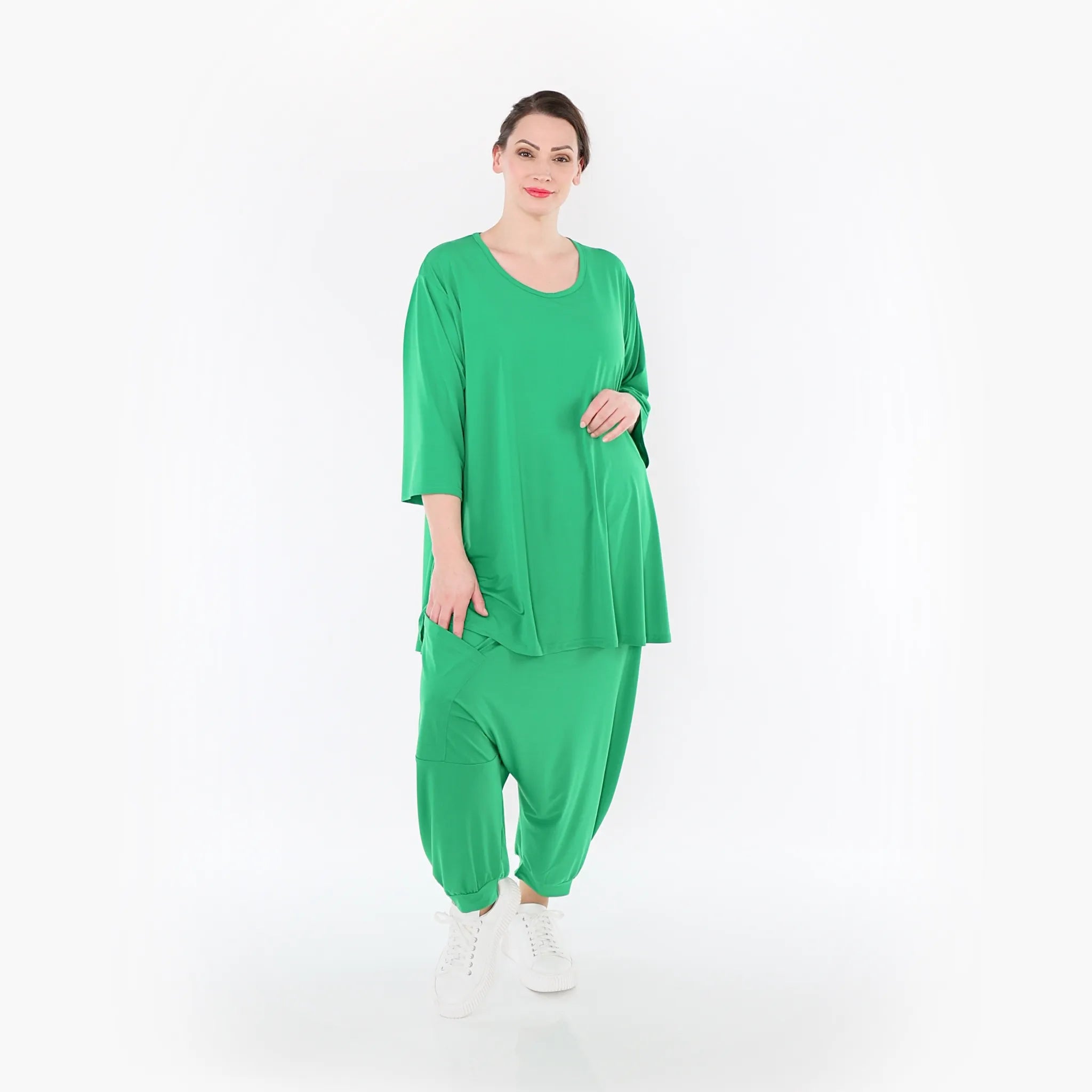 Haremshose von AKH Fashion aus Materialmix, ausgefallene, zeitlose Lagenlook Mode