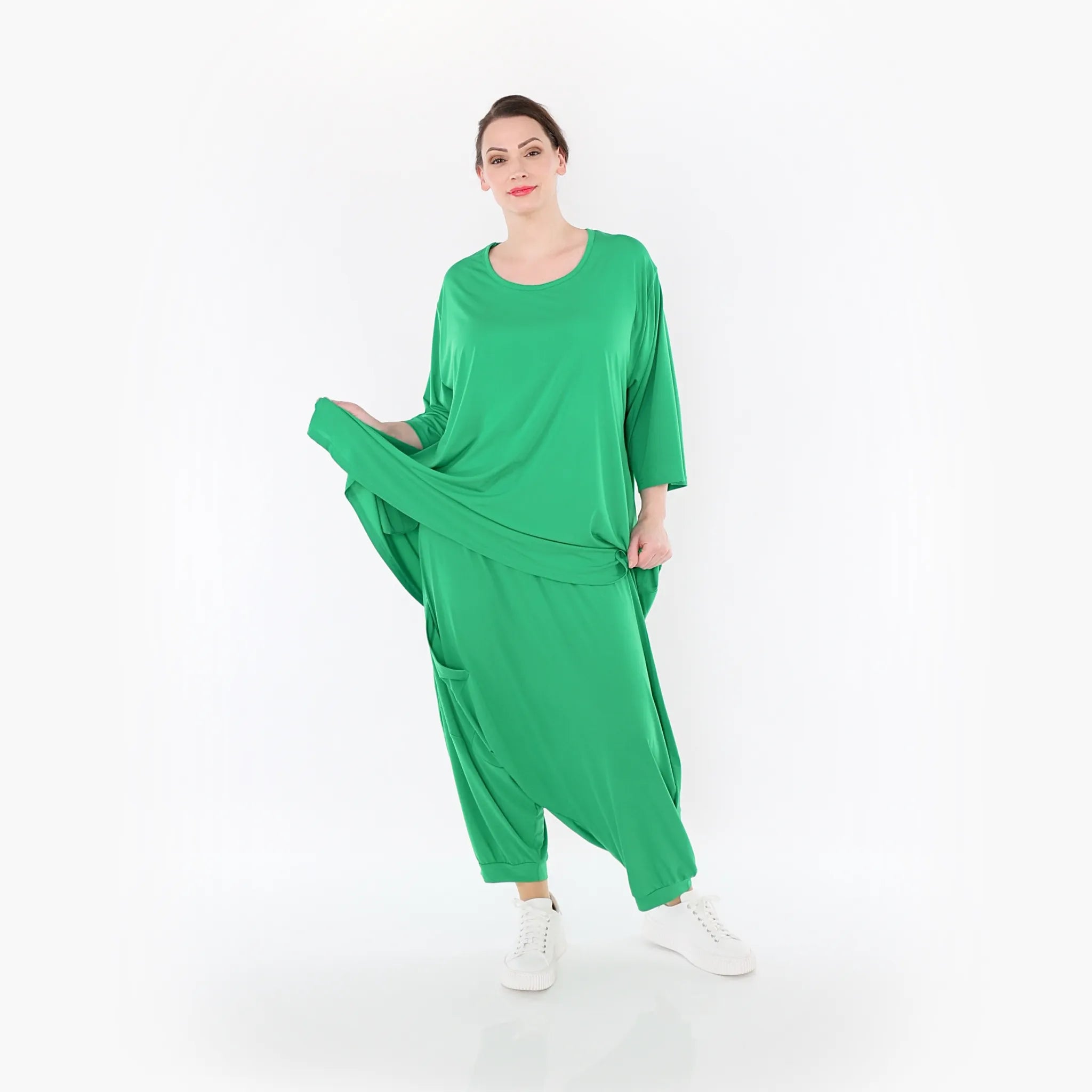 Haremshose von AKH Fashion aus Materialmix, ausgefallene, zeitlose Lagenlook Mode