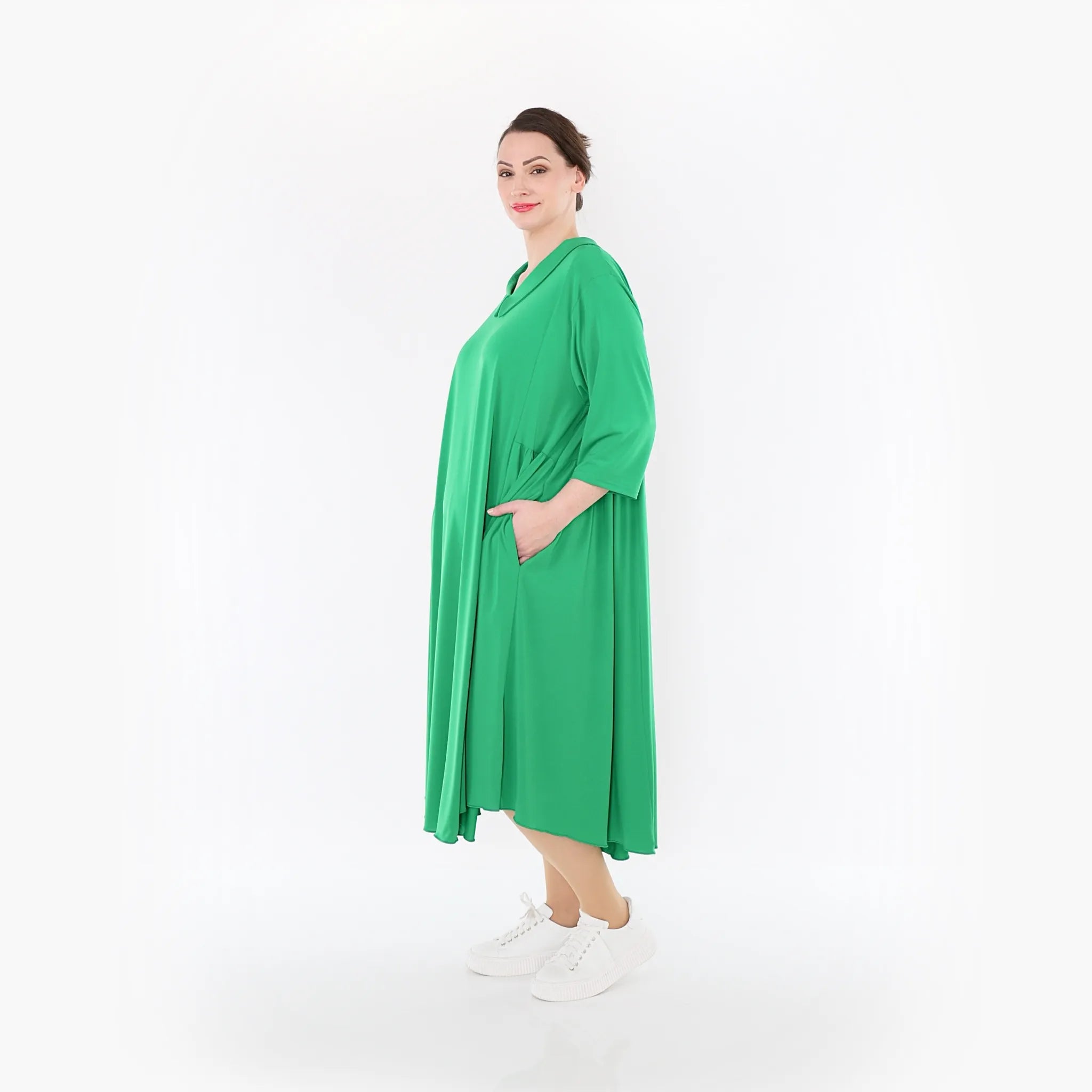 Ballonkleid von AKH Fashion aus Materialmix, ausgefallene, zeitlose Lagenlook Mode