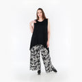  Marlene Hose von AKH Fashion aus Materialmix, 1433.06720, Schwarz/Weiß, Schick, Modern