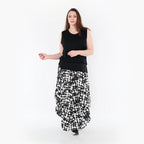  Ballonrock von AKH Fashion aus Materialmix, 1433.07559, Schwarz/Weiß, Schick, Modern