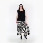  Haremshose von AKH Fashion aus Viskose, 1439.06944, Weiß/Schwarz, Schick, Modern, Bequem