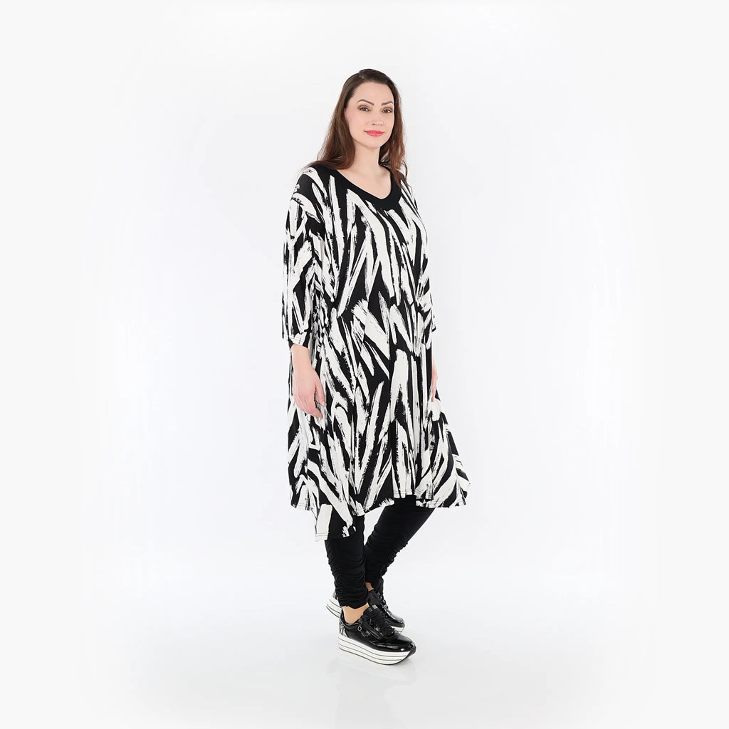 A-Form Kleid von AKH Fashion aus Viskose, ausgefallene, zeitlose Lagenlook Mode