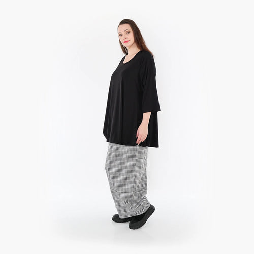  Ballonhose von AKH Fashion aus Baumwolle, 1444.07032, Schwarz/Weiß, Schick, Modern, Bequem