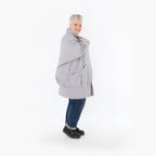  AKH Fashion Jacke in gerader Form, aus Materialmix, 1448.06550, Hellgrau, Kariert, Schick