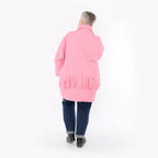  AKH Fashion Jacke in gerader Form, aus Materialmix, 1448.06550, Pink, Kariert, Schick
