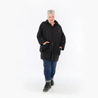  AKH Fashion Jacke in gerader Form, aus Materialmix, 1448.06550, Schwarz, Kariert, Schick