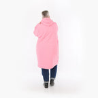  AKH Fashion Mantel in gerader Form, aus Materialmix, 1448.07035, Pink, Kariert, Schick