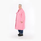  A-Form Mantel von AKH Fashion aus Materialmix, 1448.07044, Pink, Kariert, Schick, Modern
