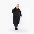 A-Form Mantel von AKH Fashion aus Materialmix, 1448.07044, Schwarz, Kariert, Schick