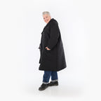  A-Form Mantel von AKH Fashion aus Materialmix, 1448.07044, Schwarz, Kariert, Schick